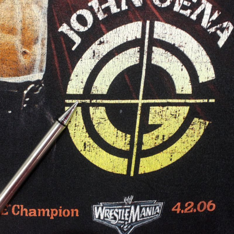 00s WWE プロレス ジョン・シナ 半袖Tシャツ メンズ 表記Lサイズ 
