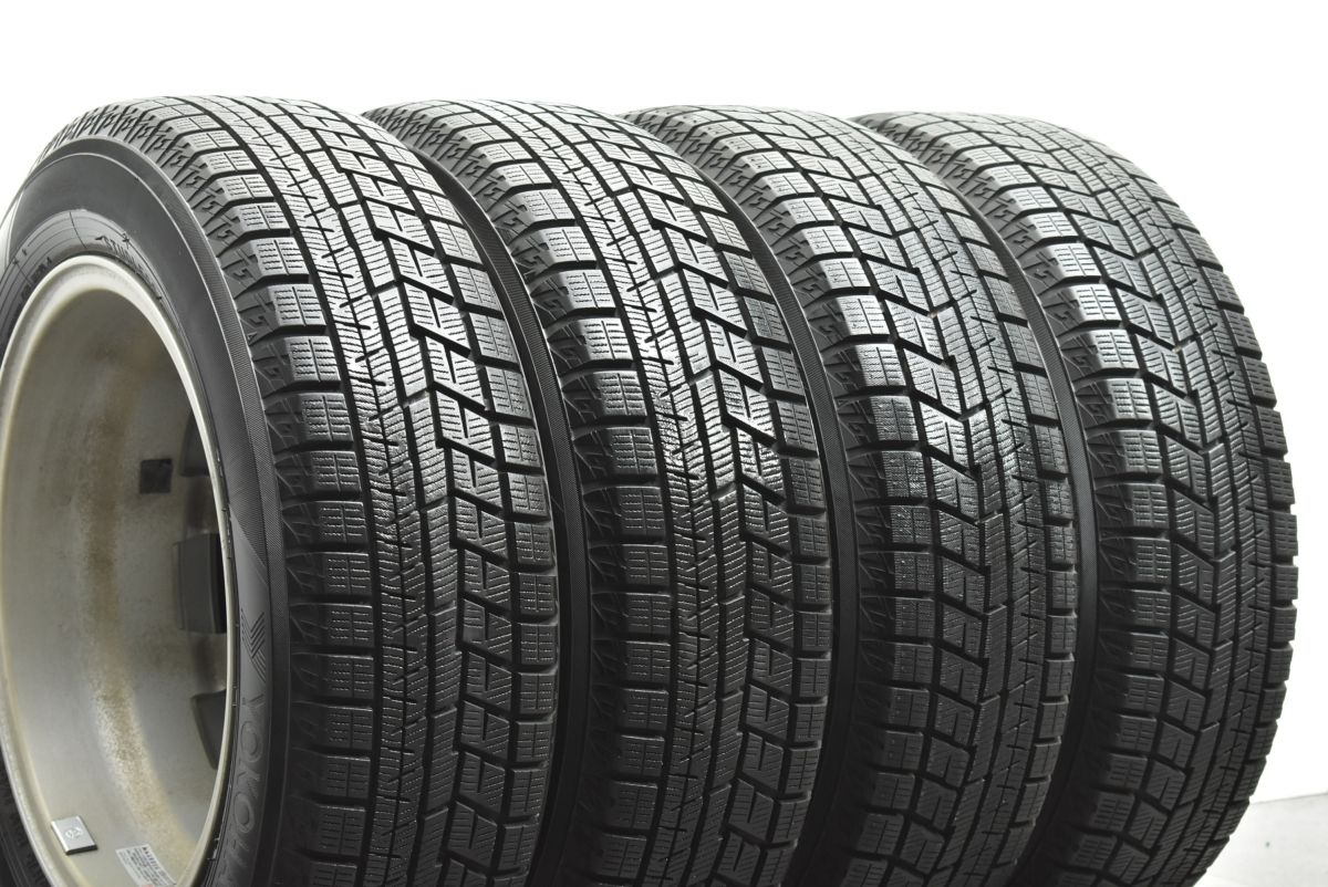コンパクトカー全般に175/65R15インチヨコハマスタッドレスバリ溝4本 バリ溝】JOKER 15in 5.5J +42 PCD100 ヨコハマ アイスガード IG60 175