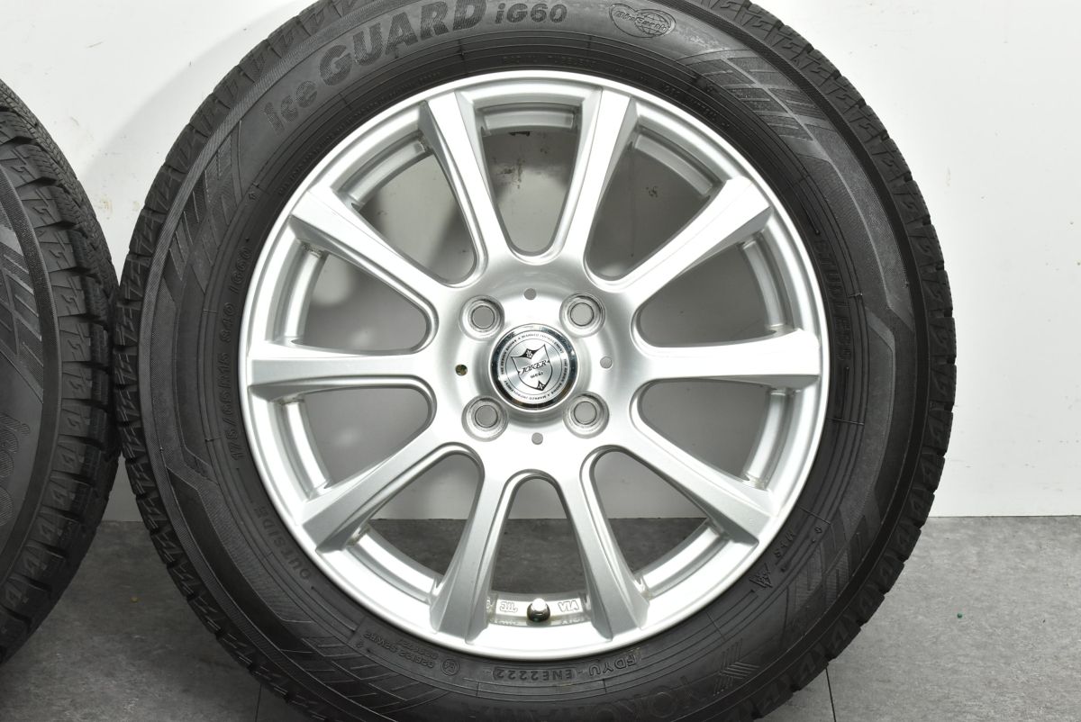 バリ溝】JOKER 15in 5.5J +42 PCD100 ヨコハマ アイスガード IG60 175