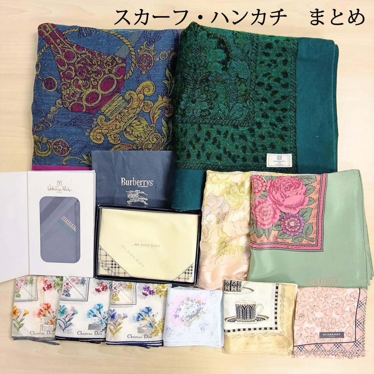 大特価 まとめ売り ブランド スカーフ ハンカチ 12点セット