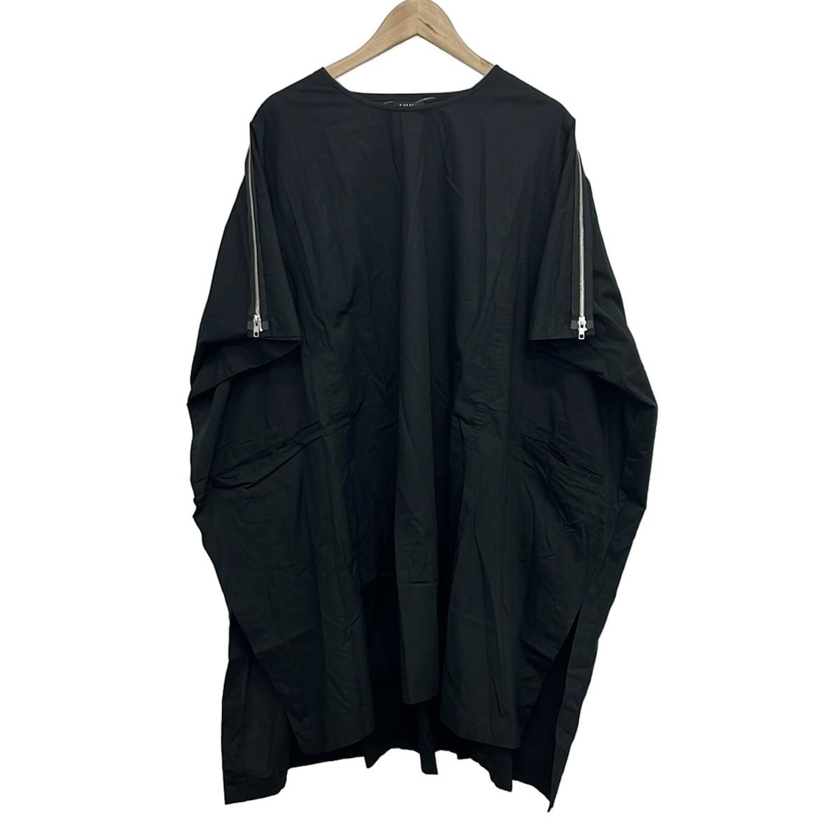 LIMI feu(リミフゥ) ワンピース サイズS レディース美品 - 黒 クルー 