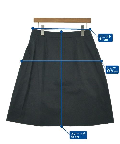 JIL SANDER NAVY ひざ丈スカート レディース 【古着】【中古】【送料