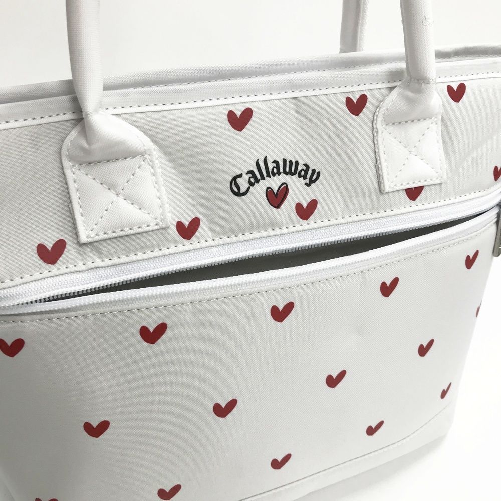 CALLAWAY キャロウェイ カートバッグ ハート総柄 ホワイト系