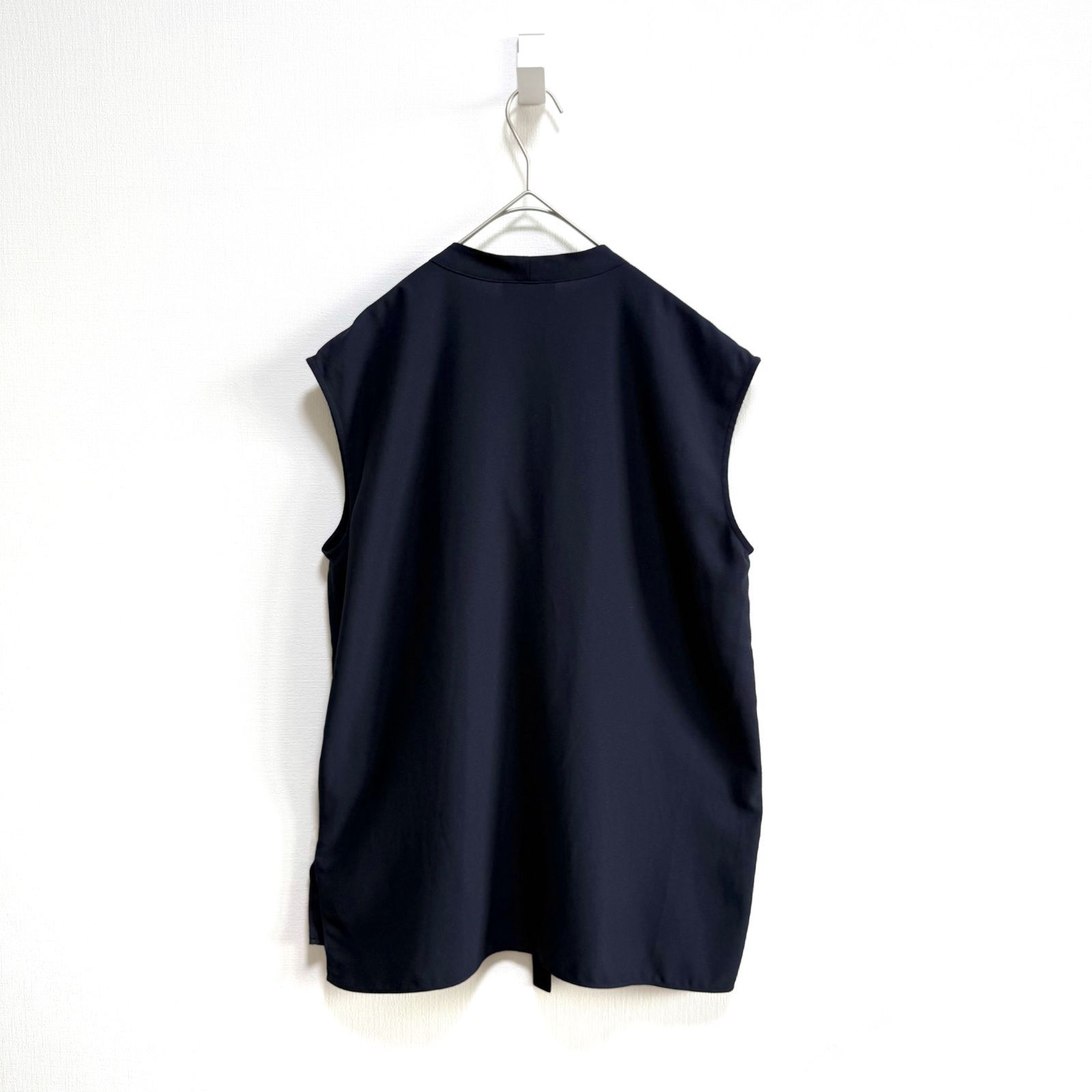 Theory セオリー ボウタイ カシュクール ブラウス Vネック トップス 