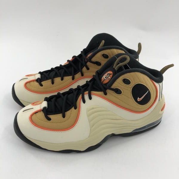 中古】NIKE AIR PENNY 2 スニーカー 27.5cm DV7229-700 アイボリー