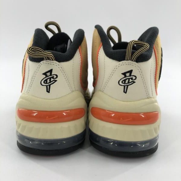 中古】NIKE AIR PENNY 2 スニーカー 27.5cm DV7229-700 アイボリー