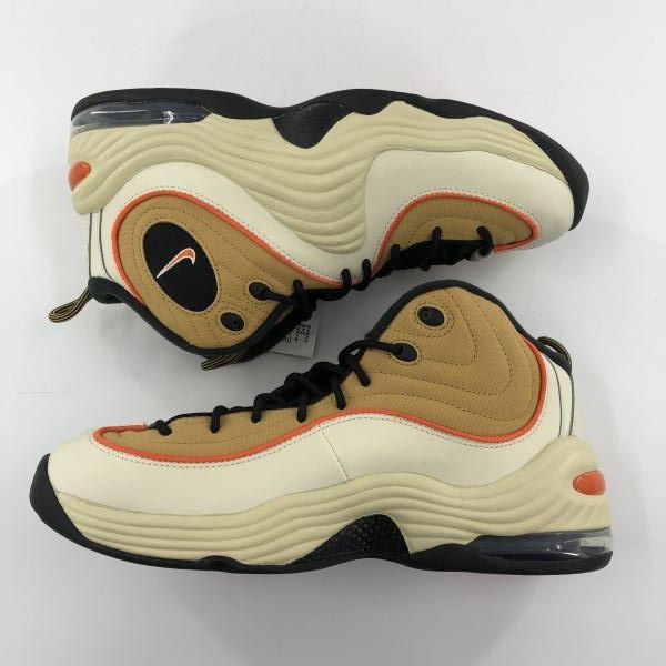 中古】NIKE AIR PENNY 2 スニーカー 27.5cm DV7229-700 アイボリー