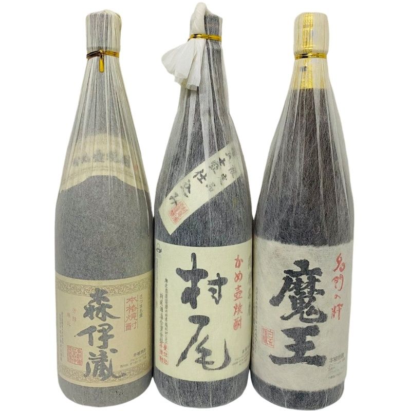 新品未開栓】森伊蔵・村尾・魔王 焼酎3本セット 1800ml - メルカリ