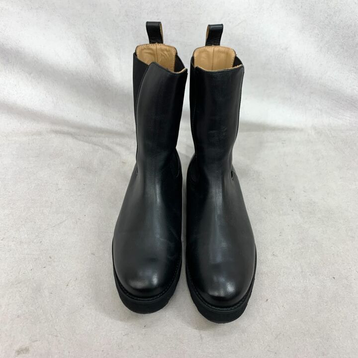 極美品 CAMINANDO サイドゴア ブーツ 20157W シューズ 9 ブラック 約