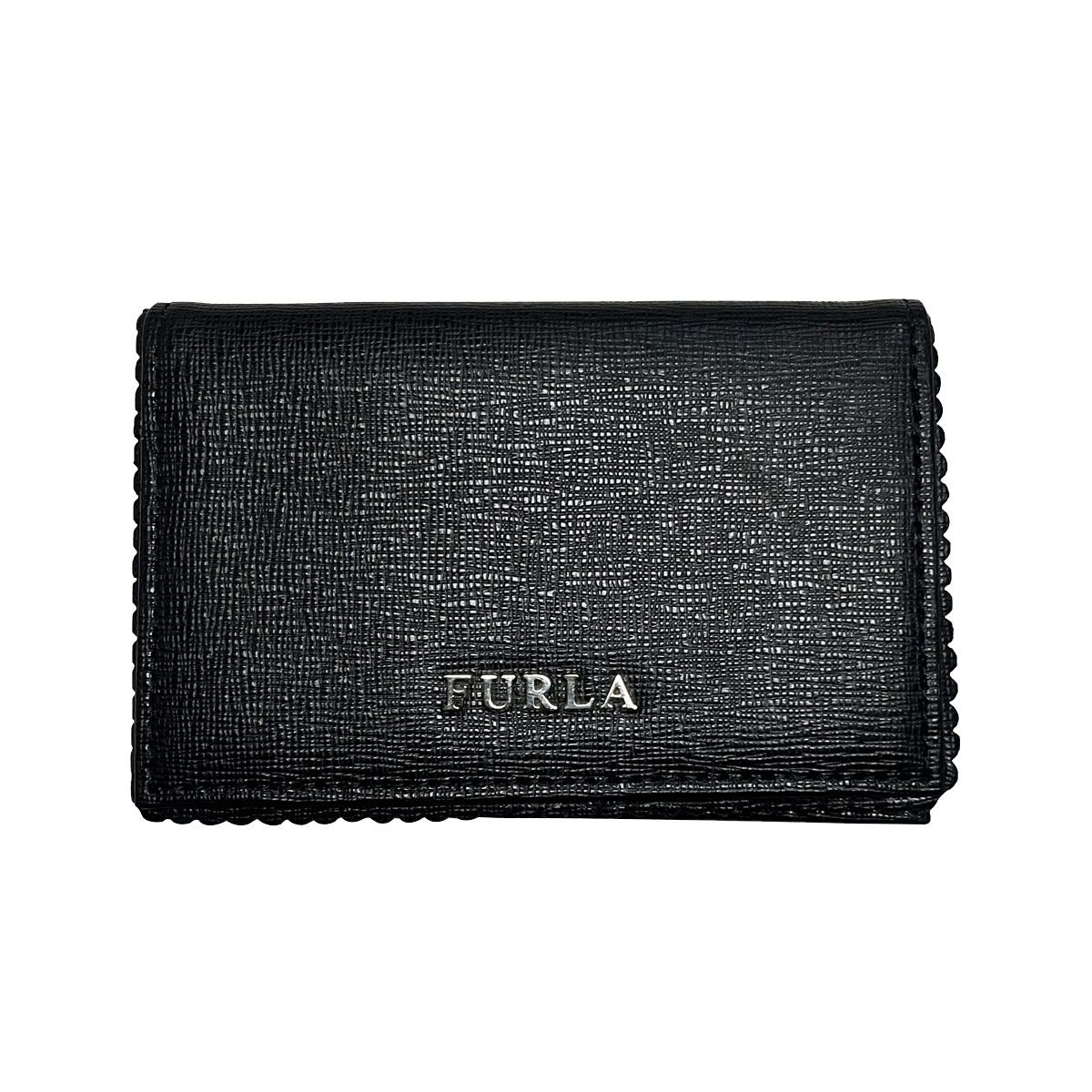 【新品未使用】FURLA 名刺入れ ブラック フルラ カードケース/名刺入れ レディース カメリア スモール ブラック