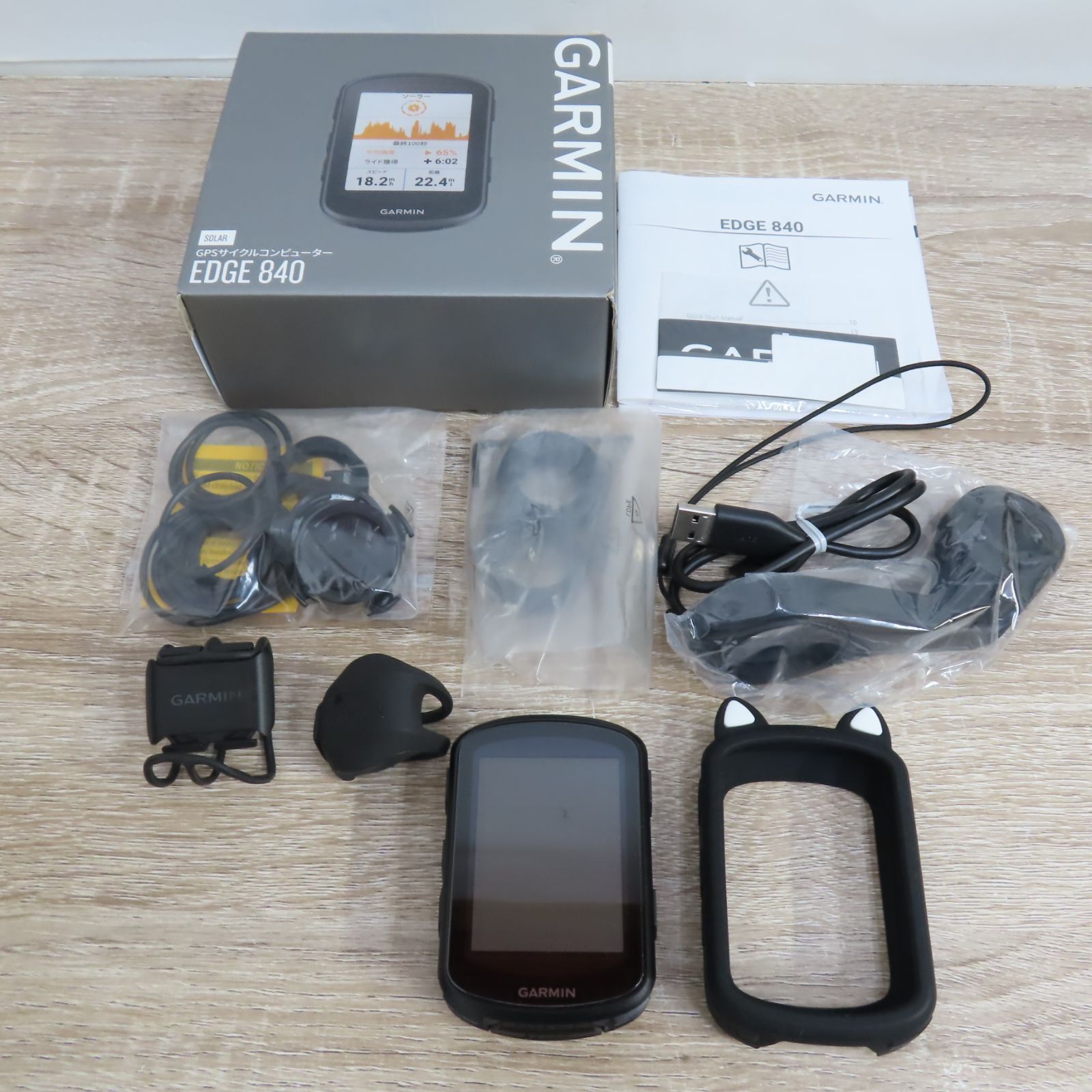 美品 GARMIN ガーミン GPS サイクルコンピューター EDGE840 ソーラー 