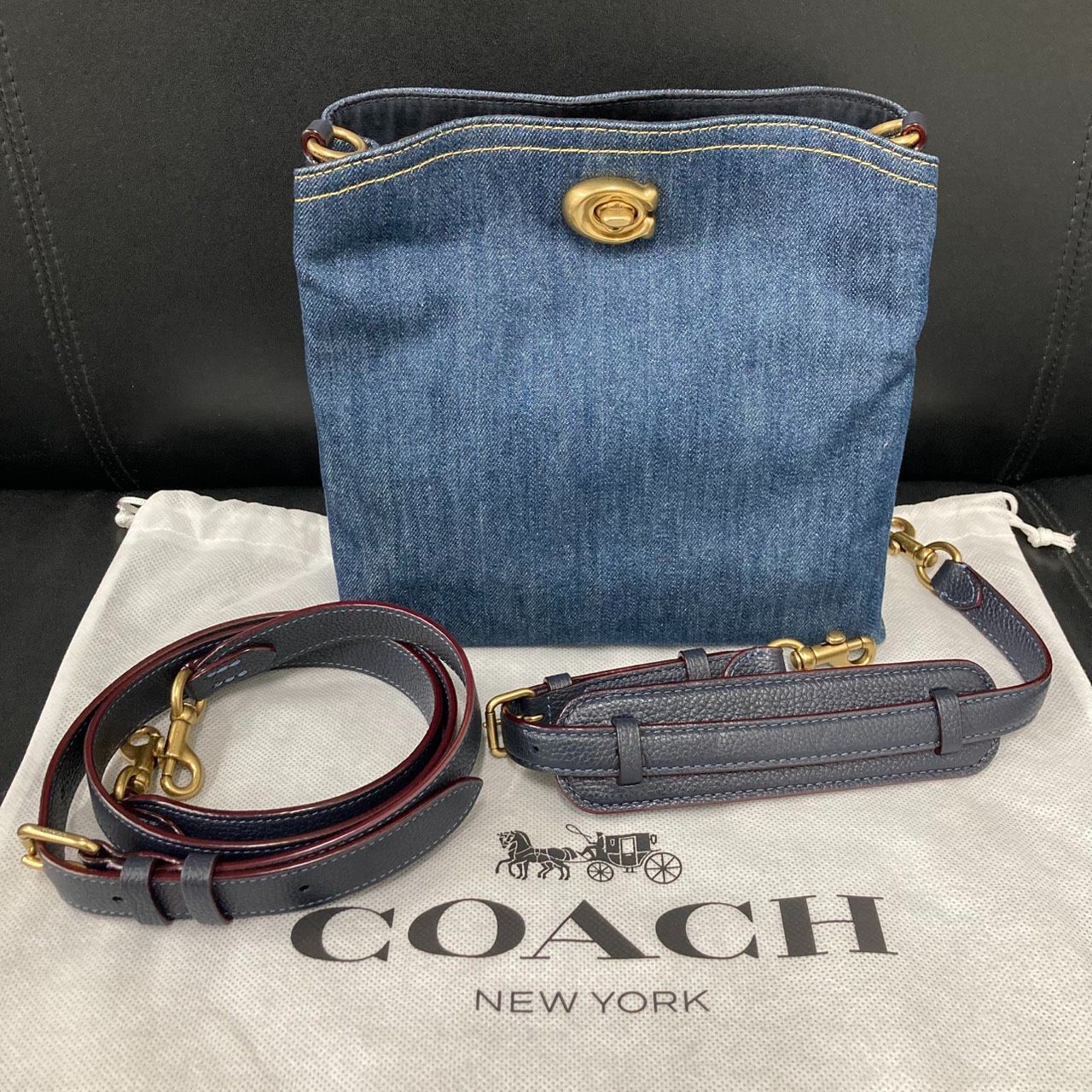 最終値下げ！【COACH】コーチ ウィロウ デニム 2way ショルダーバック