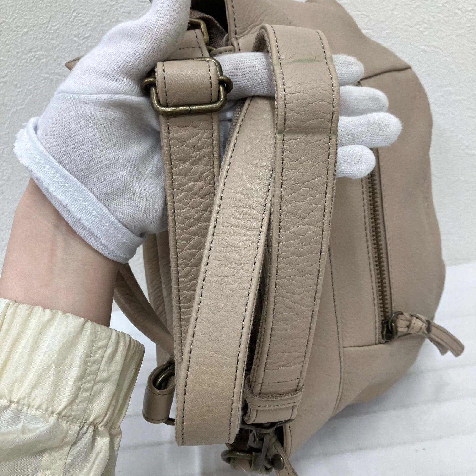 ショルダーバッグ 798 Dakota ルーチェ グレージュ 2way ショルダー 