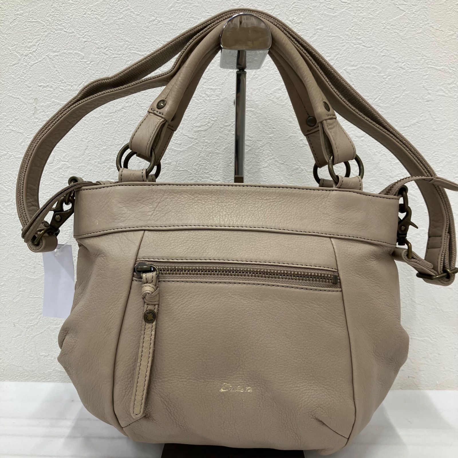 ショルダーバッグ 798 Dakota ルーチェ グレージュ 2way ショルダー 