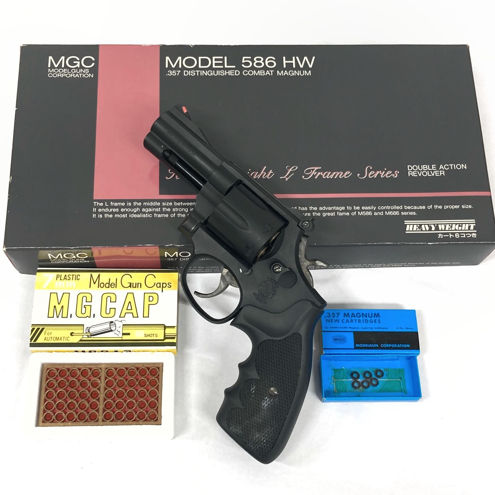 超希少】MGC S&W M586 2.5インチ HW モデルガン【未開封キャップ