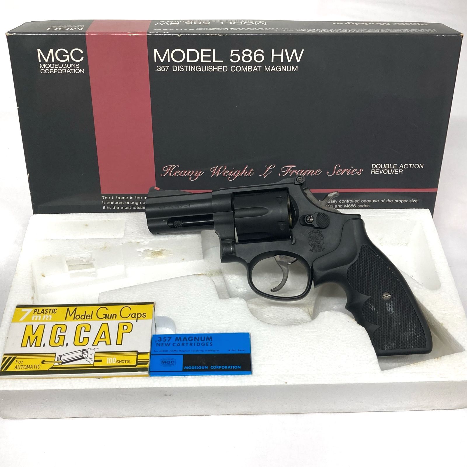 超希少】MGC S&W M586 2.5インチ HW モデルガン【未開封キャップ