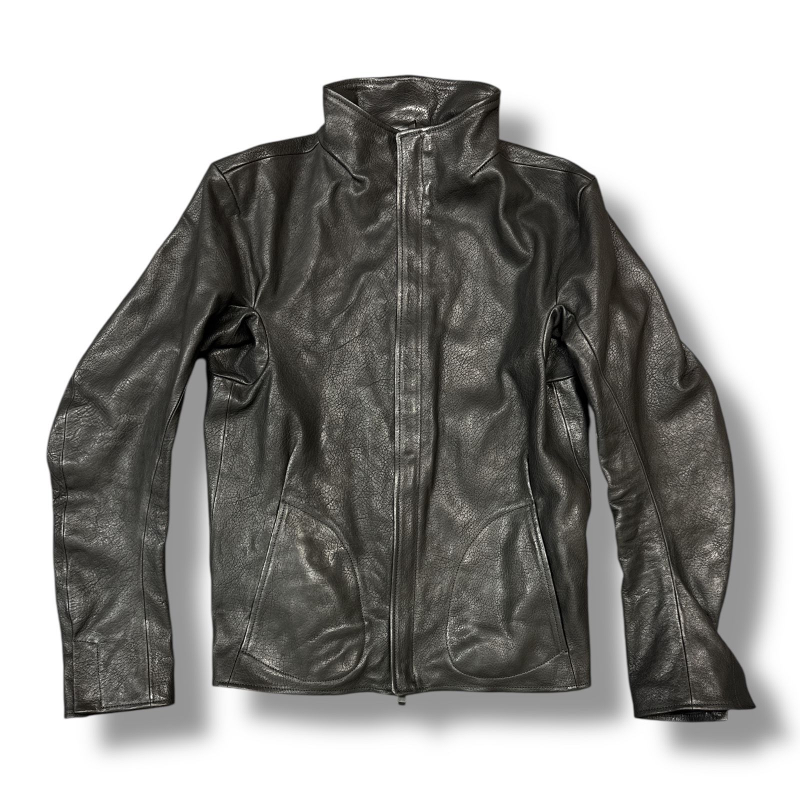 incarnation HORSE LEATHER HI COLLAR ZIP BLOUSON ホースハイドハイ