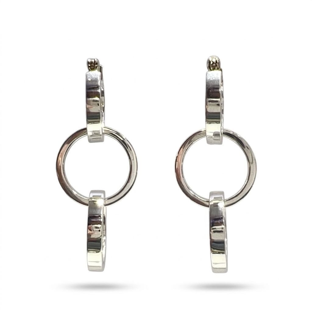 TIFFANY＆CO パロマ ピカソ トリプル サークル フープ ピアス 8.9g 