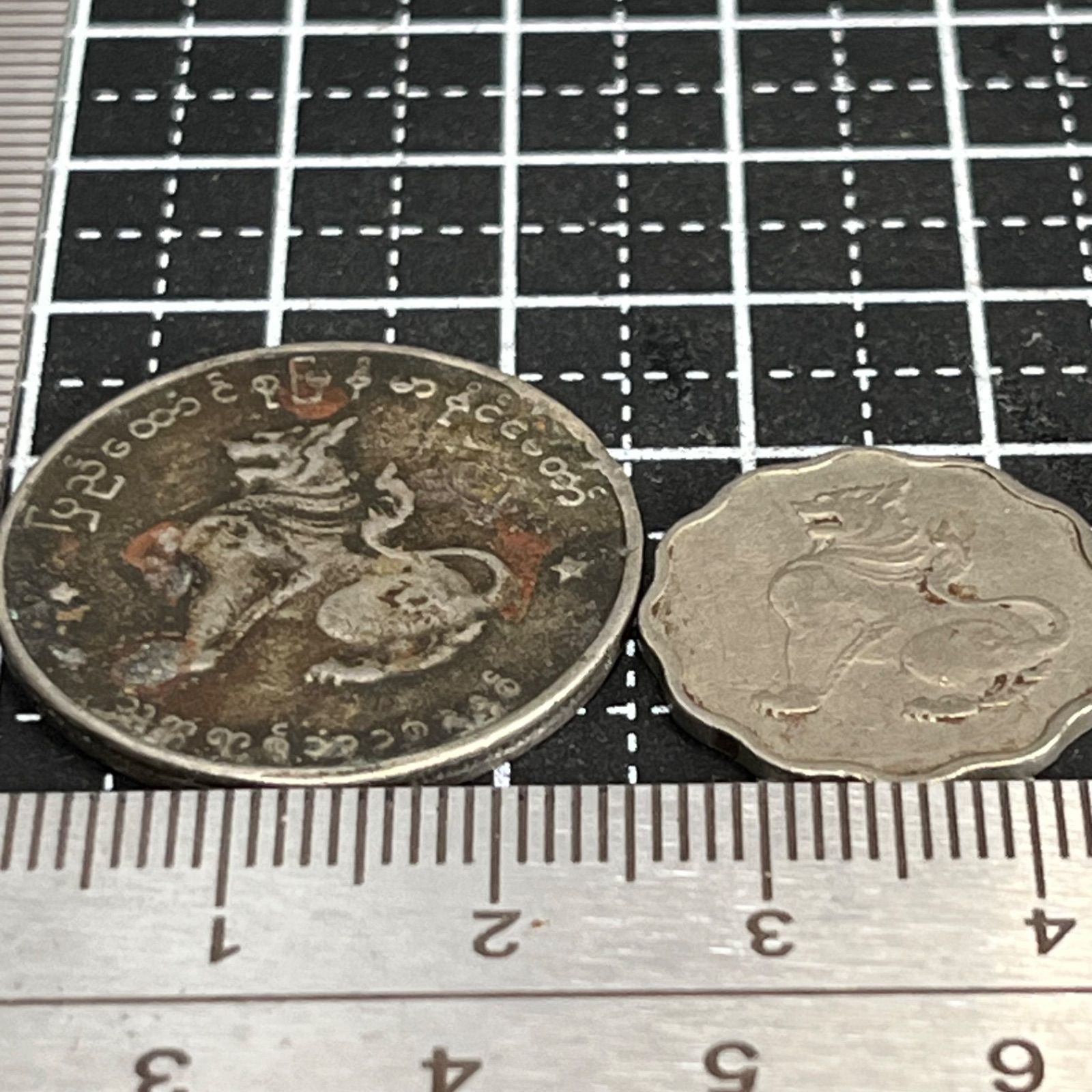 ミャンマービルマ銀貨 コイン 古銭 記念硬貨 【公式通販】