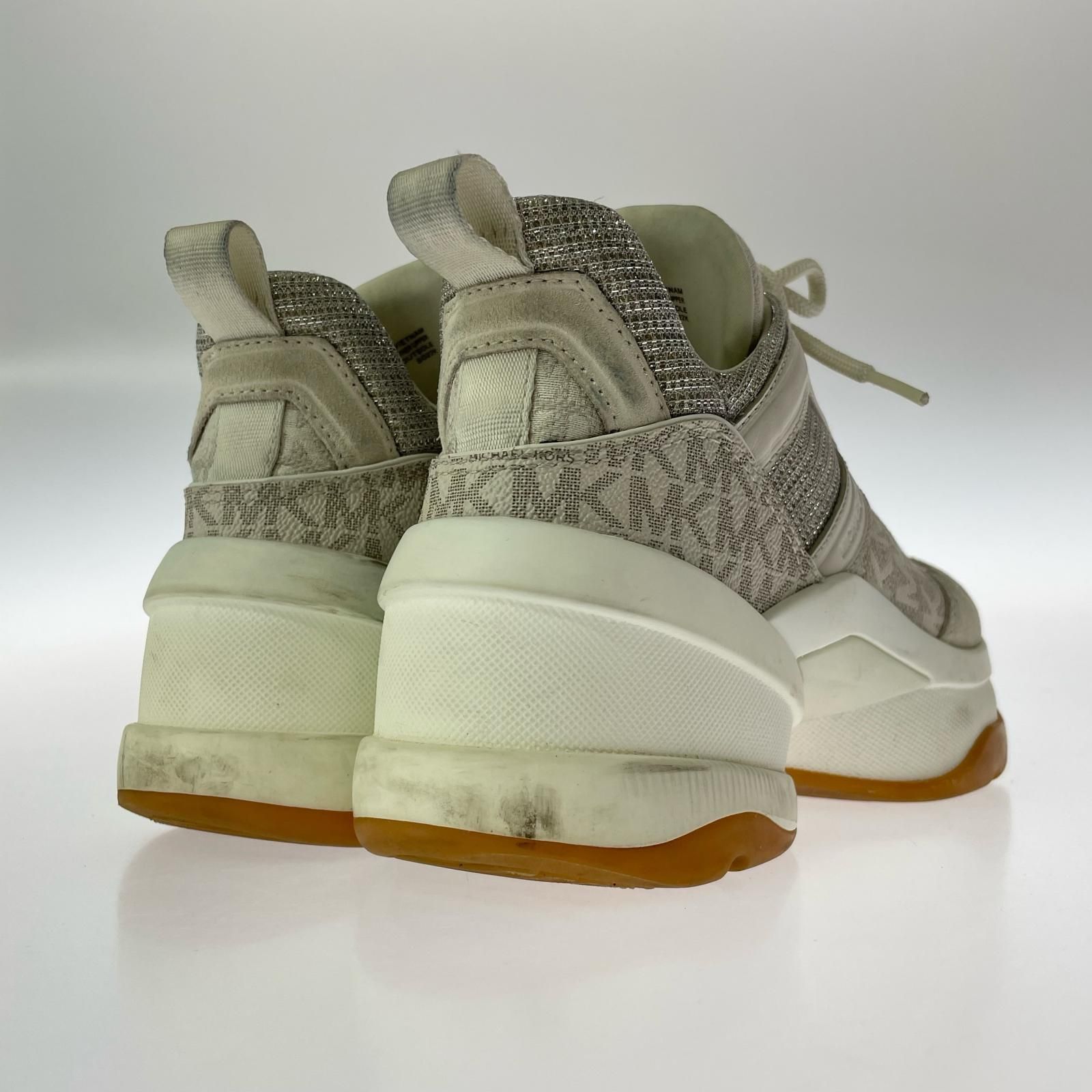 MICHAEL KORS マイケルコース 厚底スニーカー size6.5M/グレー系 