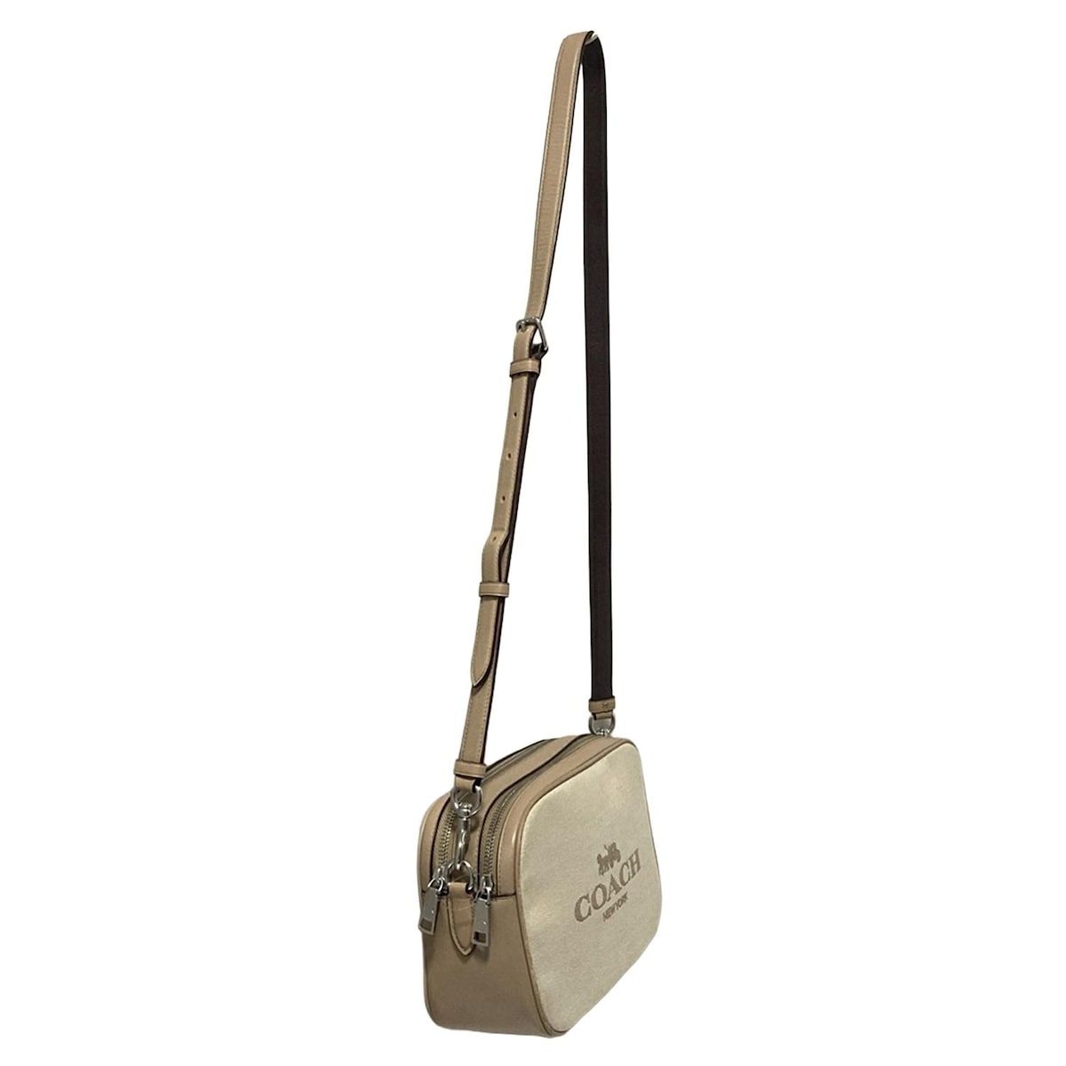 COACH(コーチ) ショルダーバッグ - 6519 ベージュ×アイボリー×ピンクベージュ レザー COACH(コーチ) ショルダーバッグ - 6519 ベージュ×アイボリー×ピンク