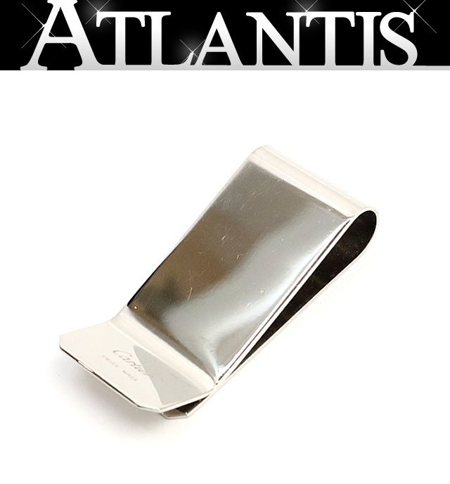 【広尾店】カルティエ Cartier ドゥ カルティエ デコール マネークリップ メタル シルバー 【18721】 広尾店】カルティエ Cartier ドゥ カルティエ デコール マネークリップ