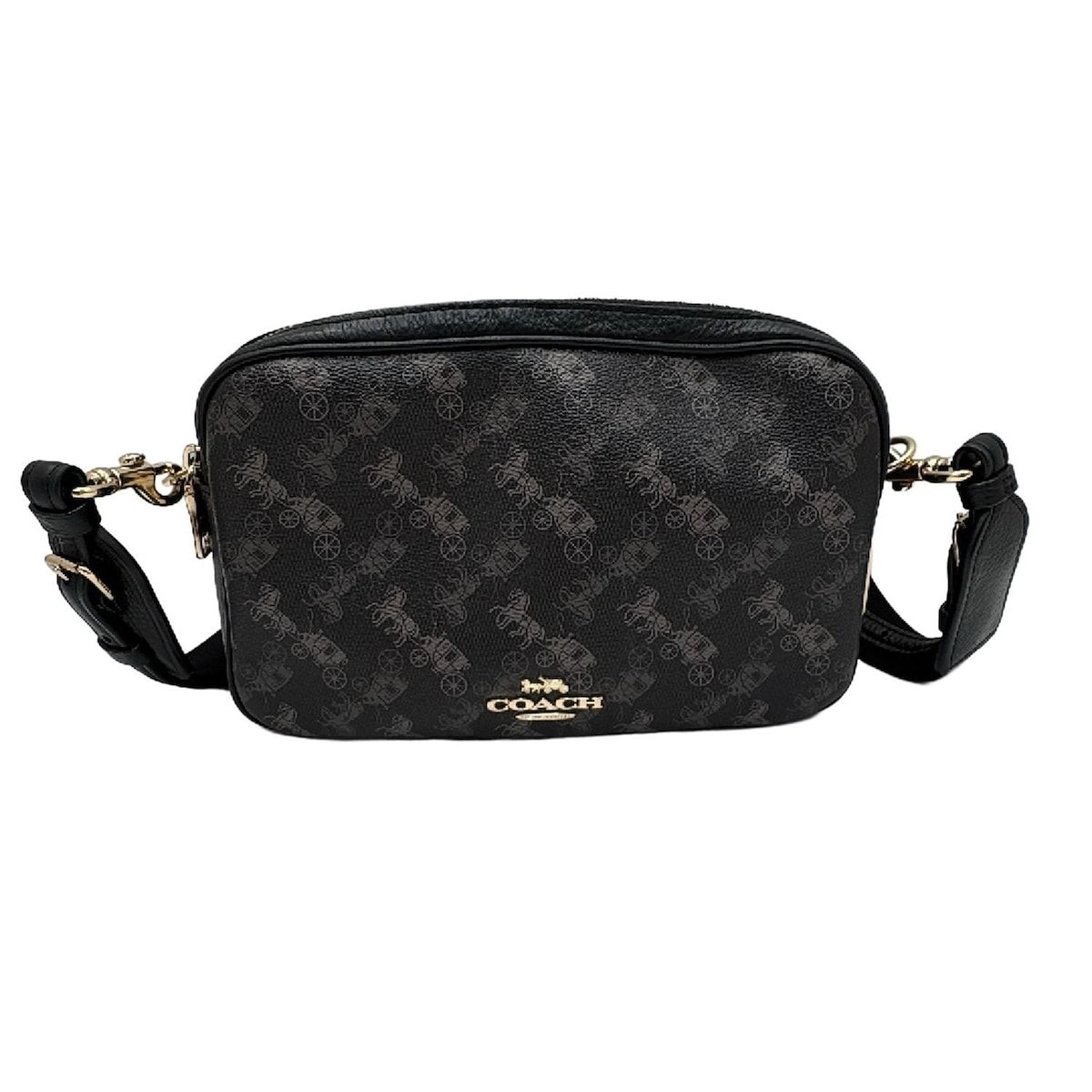 COACH(コーチ) ショルダーバッグ ホース アンド キャリッジ プリント 