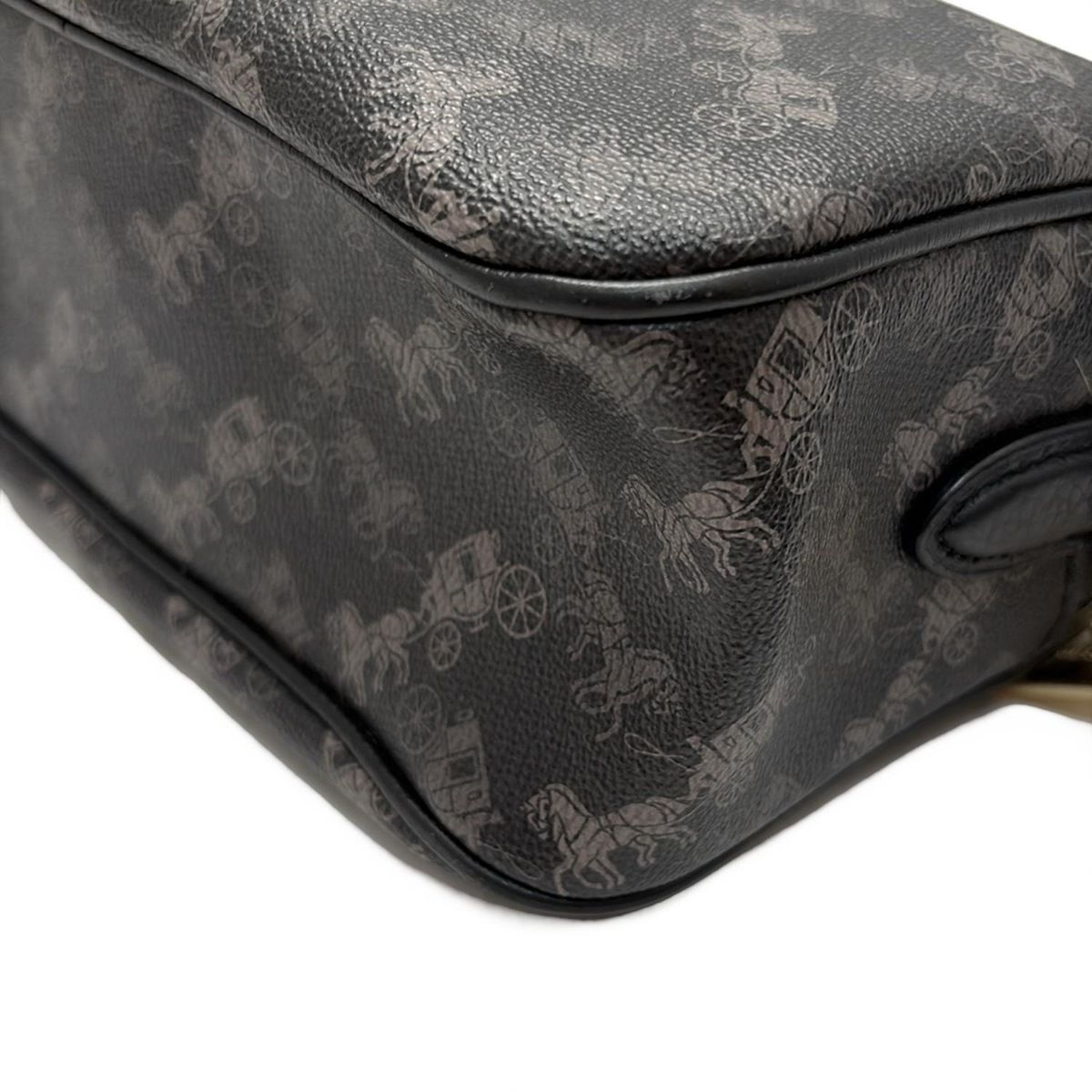 COACH(コーチ) ショルダーバッグ ホース アンド キャリッジ プリント 