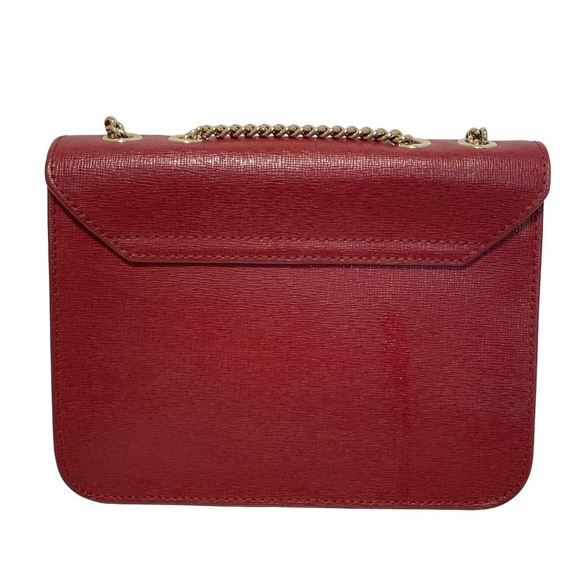 FURLA(フルラ) ショルダーバッグ - ボルドー チェーンショルダー