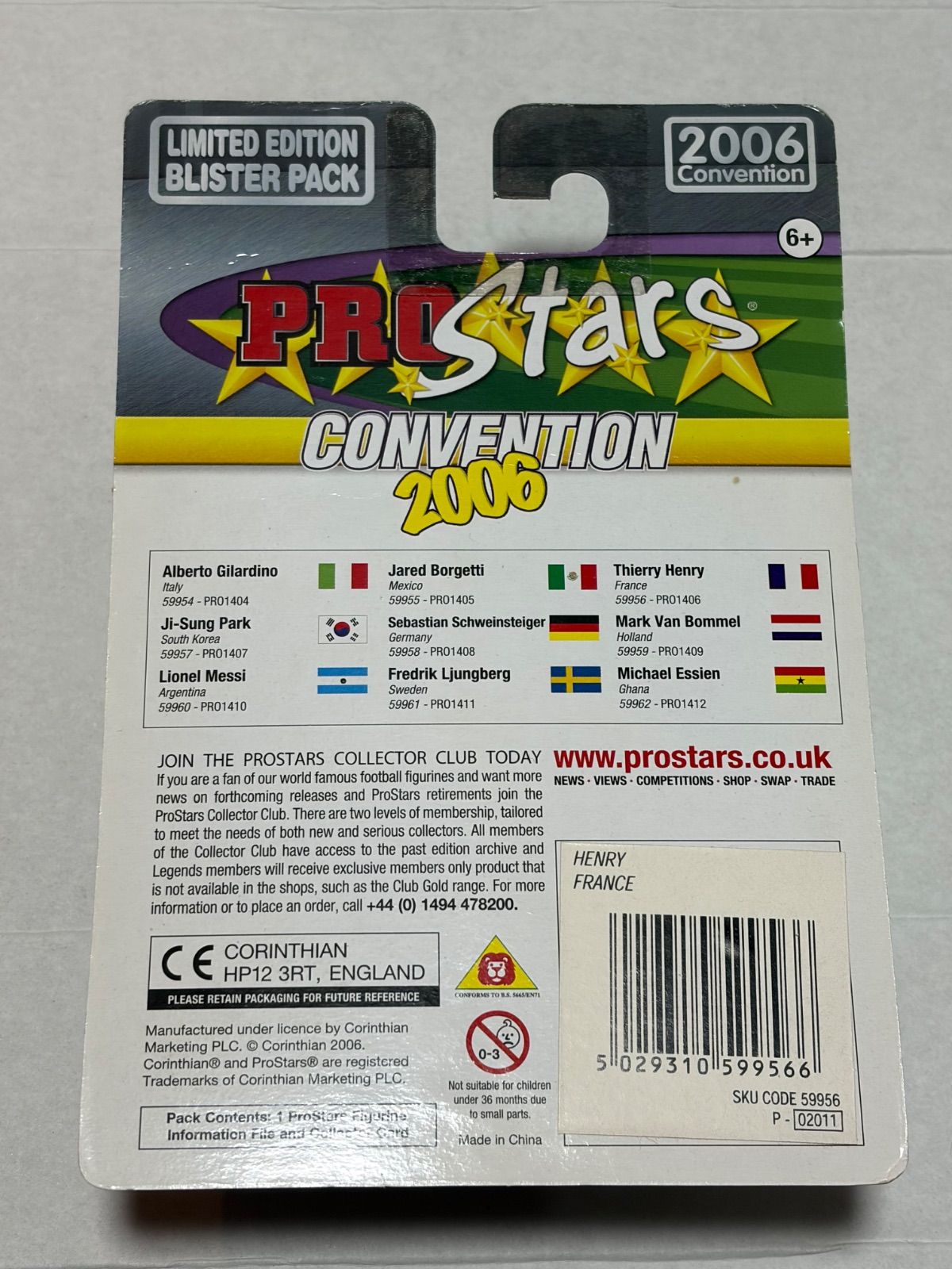 サッカー】プロスターズ コンベンション2006 アンリ フランス代表