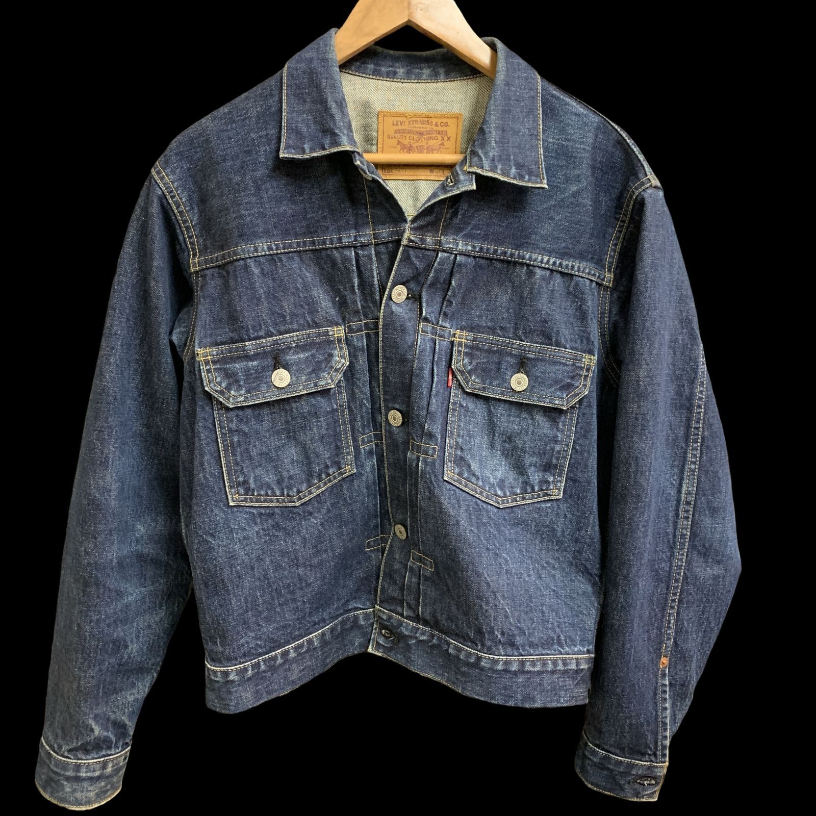 むつ75-031808][併売] Levis 71507 XX 2nd 復刻モデル 日本製 98年表記 