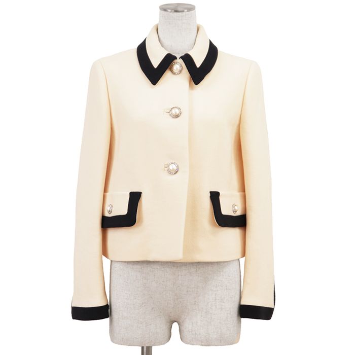 極美品】Miu Miu ミュウ ミュウ ジャケット サイズ 40 レディース 2018