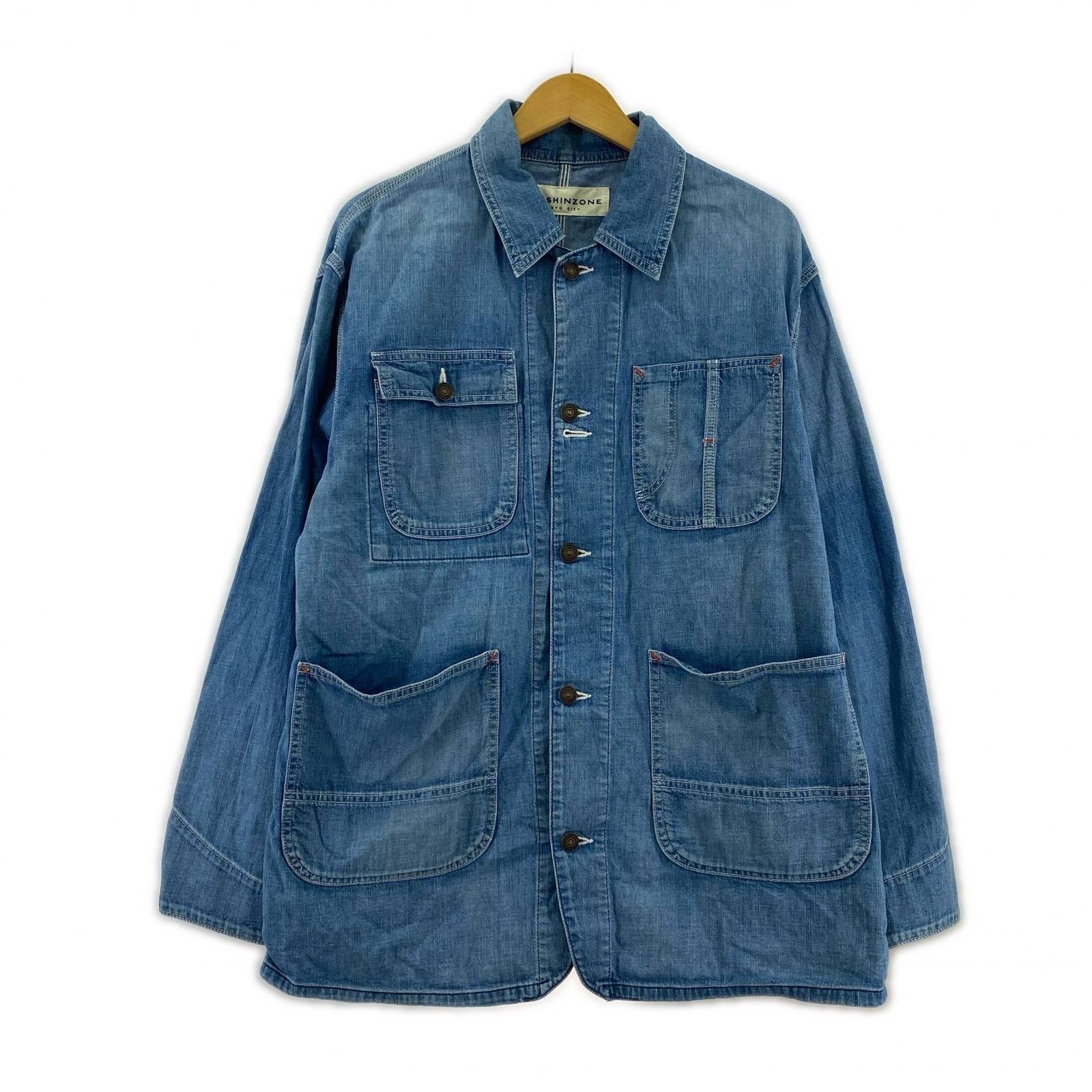 THE SHINZONE ザ シンゾーン 23MMSJK01 カバーオールデニムジャケット