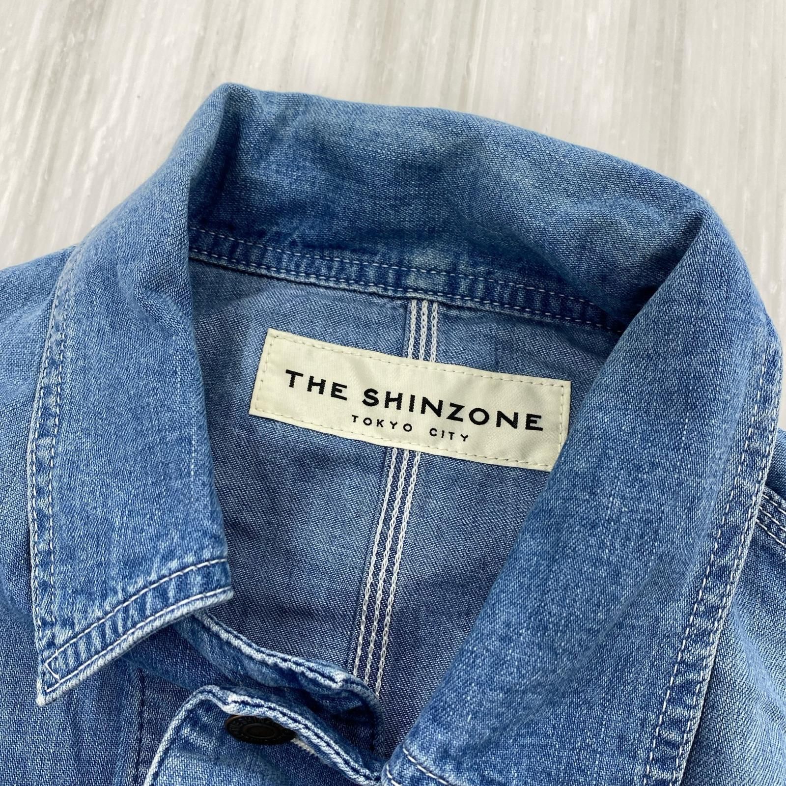 THE SHINZONE デニムカバーオール サイズ34 THE SHINZONE ザ シンゾーン 23MMSJK01 カバーオールデニムジャケット