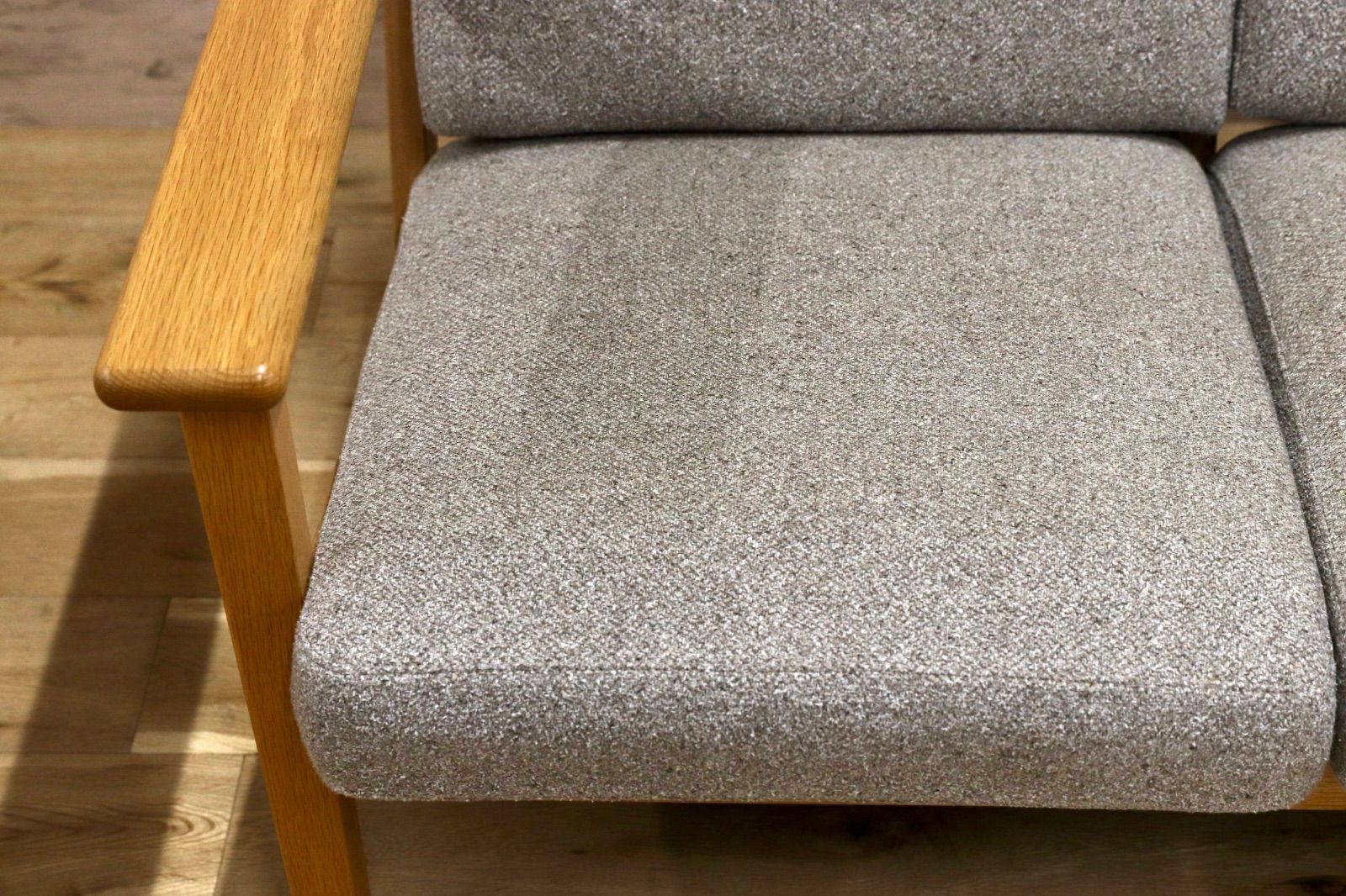 オーク材 長椅子