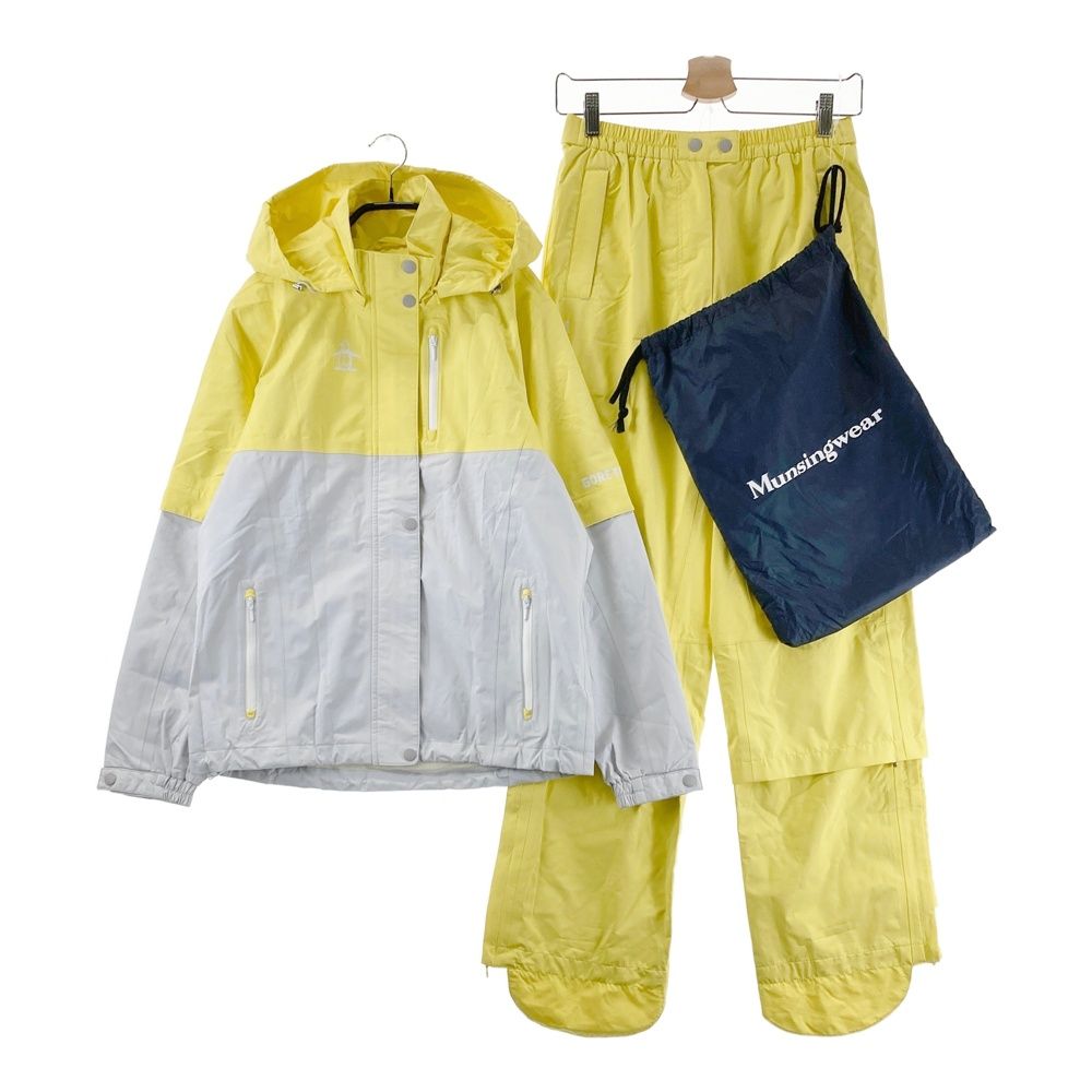 サイズ：M MUNSING WEAR マンシングウェア レインウェア セットアップ 