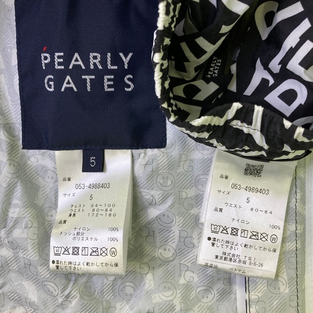 サイズ：5 PEARLY GATES パーリーゲイツ 2024年モデル レインウェア