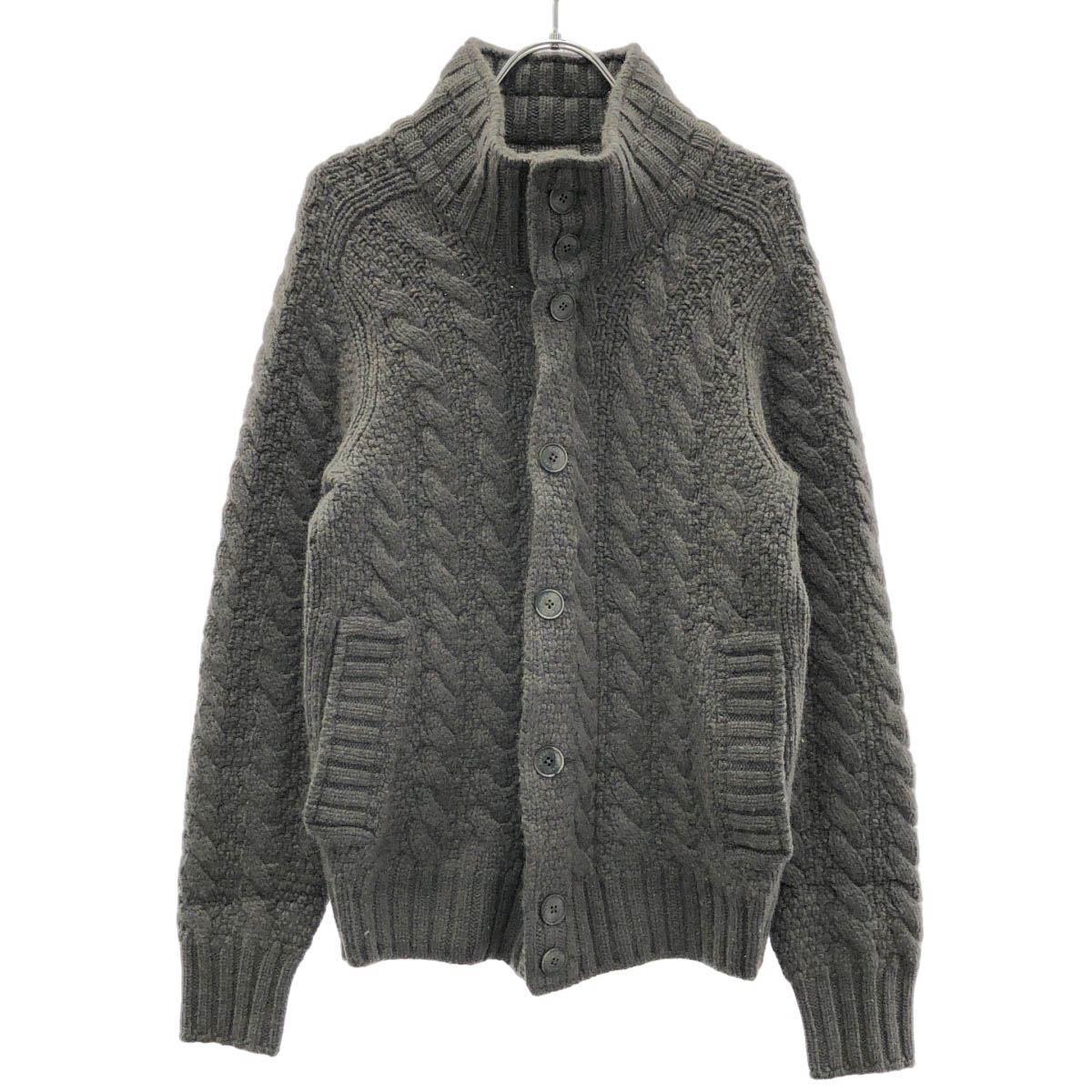HERNO ヘルノ カシミヤニットカーディガン MA0011U グレー 44 - メルカリ