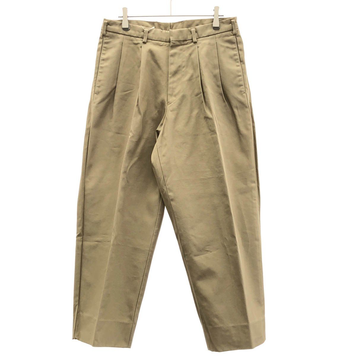 HEUGN ユーゲン George コットンツイル2Pテーパードパンツ TROUSER035 