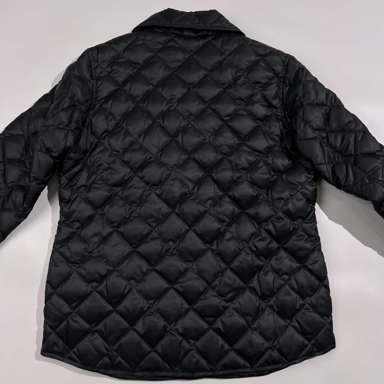 Crocodile クロコダイル キルティング ダウンジャケット M/ブラック系 