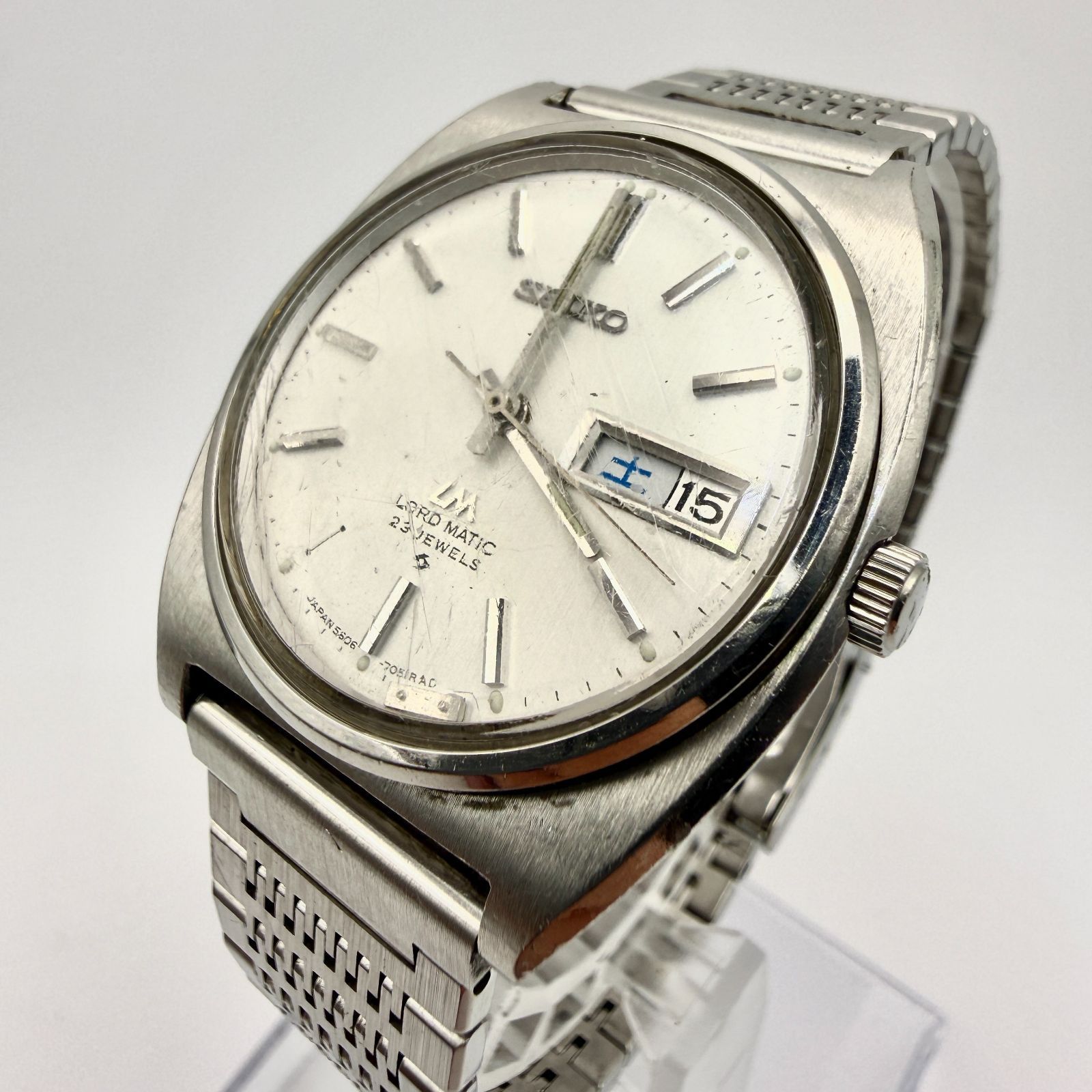稼働品 SEIKO セイコー LORD MATIC ロードマチック 5606-7050 自動巻 