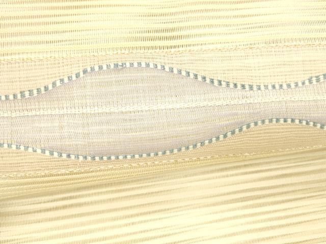 平和屋2◎綴れ　八寸名古屋帯　横段文　逸品　DAAE8115sa