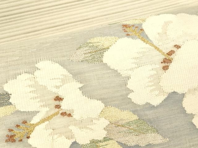 平和屋2◎綴れ　八寸名古屋帯　横段文　逸品　DAAE8115sa