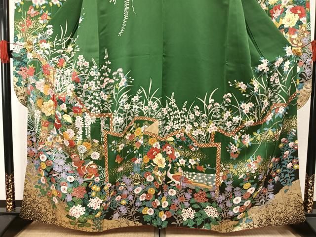 平和屋2□豪華振袖 駒刺繍 舞花文 金彩 逸品 DAAA1938du | DYOMKINA.COM