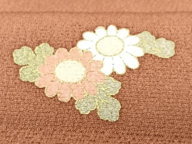 平和屋着物●上質な小紋　舞花文　泊散らし　金彩　正絹　逸品　未使用　CABD7211ut 平和屋着物○上質な小紋 舞花文 泊散らし 金彩 正絹 逸品 未使用