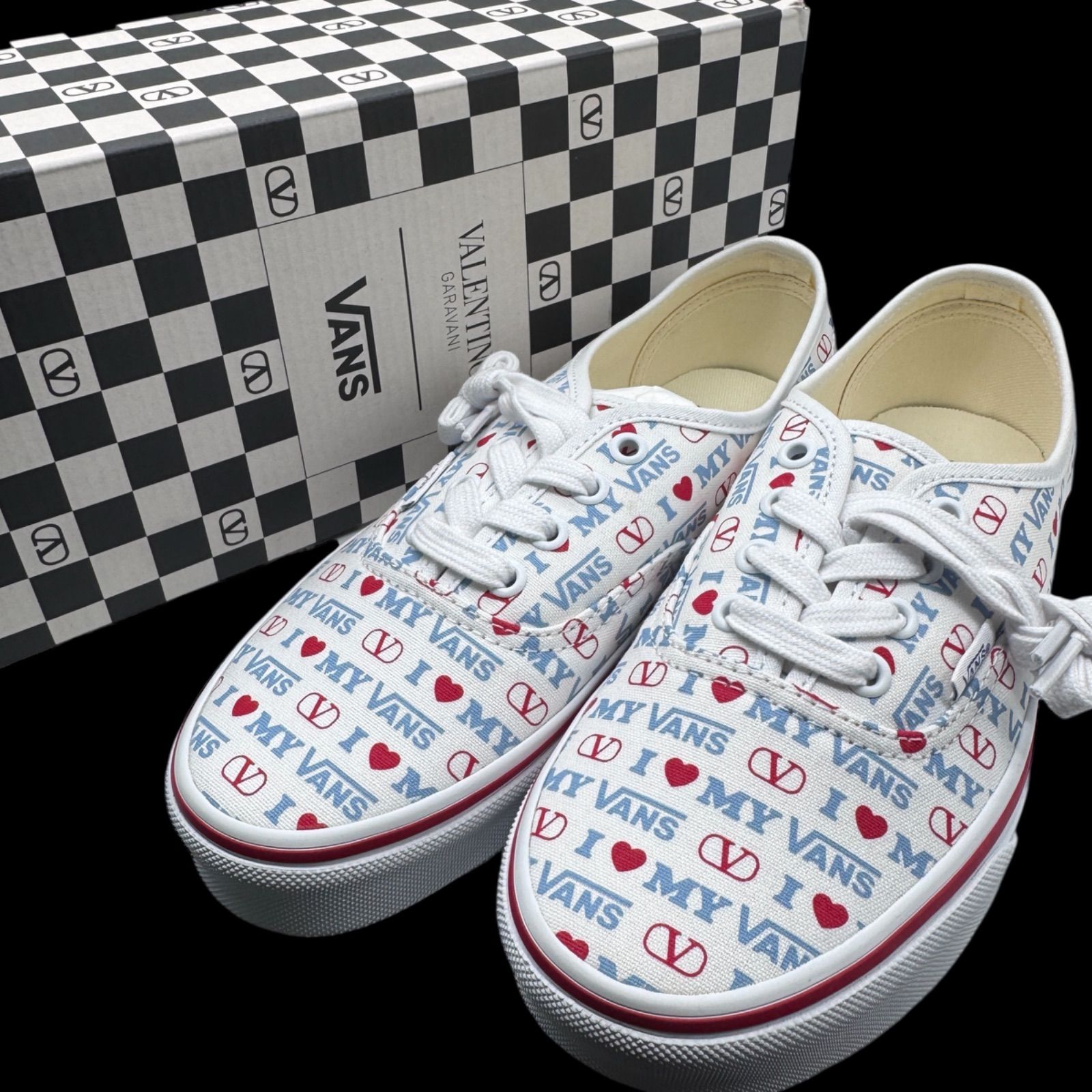 極美品 希少 VALENTINO × VANS ヴァレンティノガラヴァーニ バンズ 