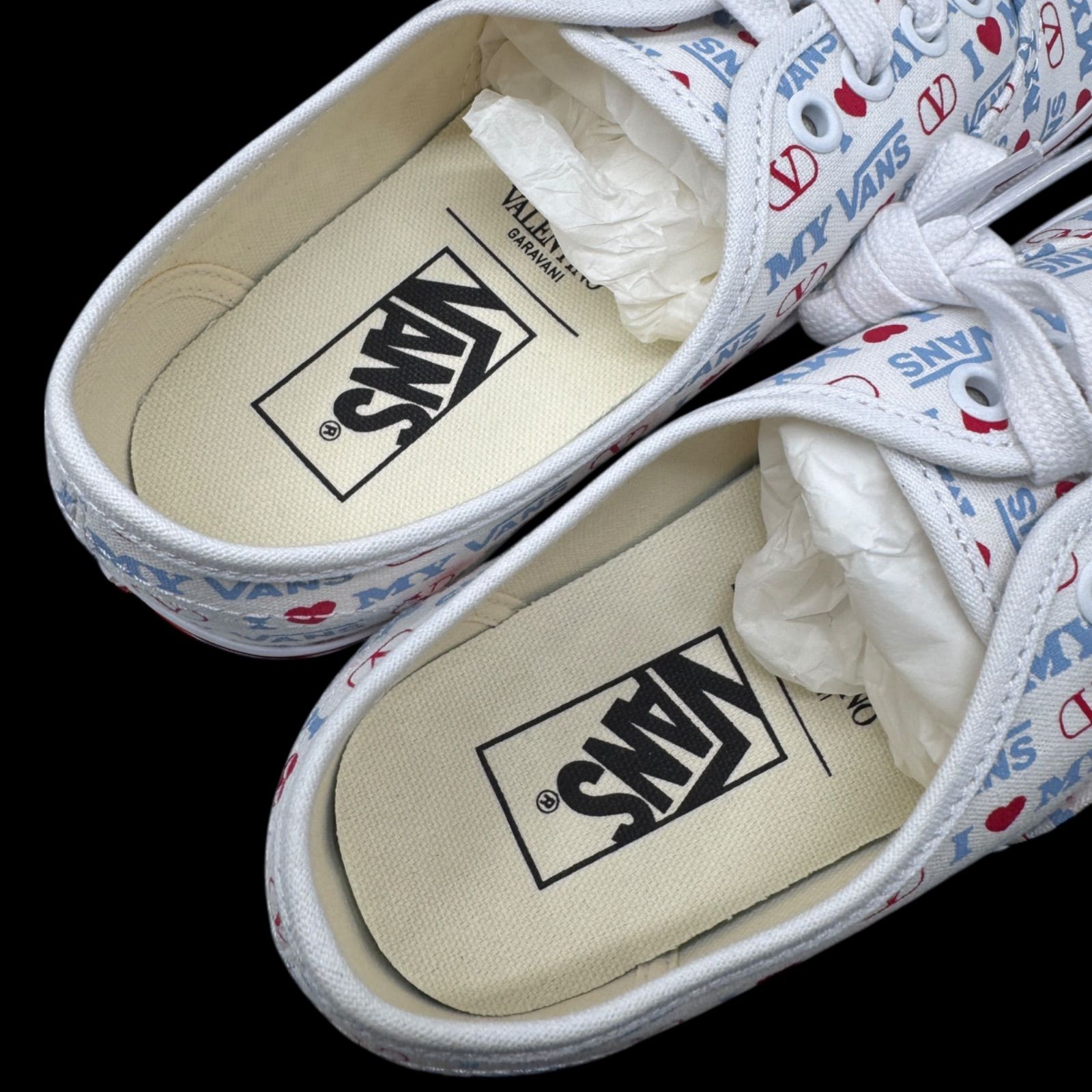 極美品 希少 VALENTINO × VANS ヴァレンティノガラヴァーニ バンズ 