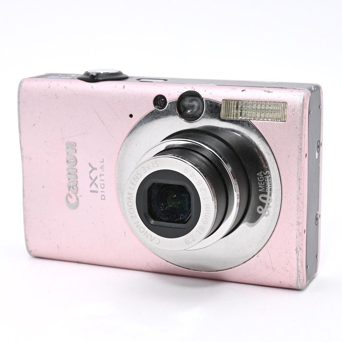 1270＜並品＞ Canon デジタルカメラ IXY イクシ DIGITAL 20 IS ピンク 