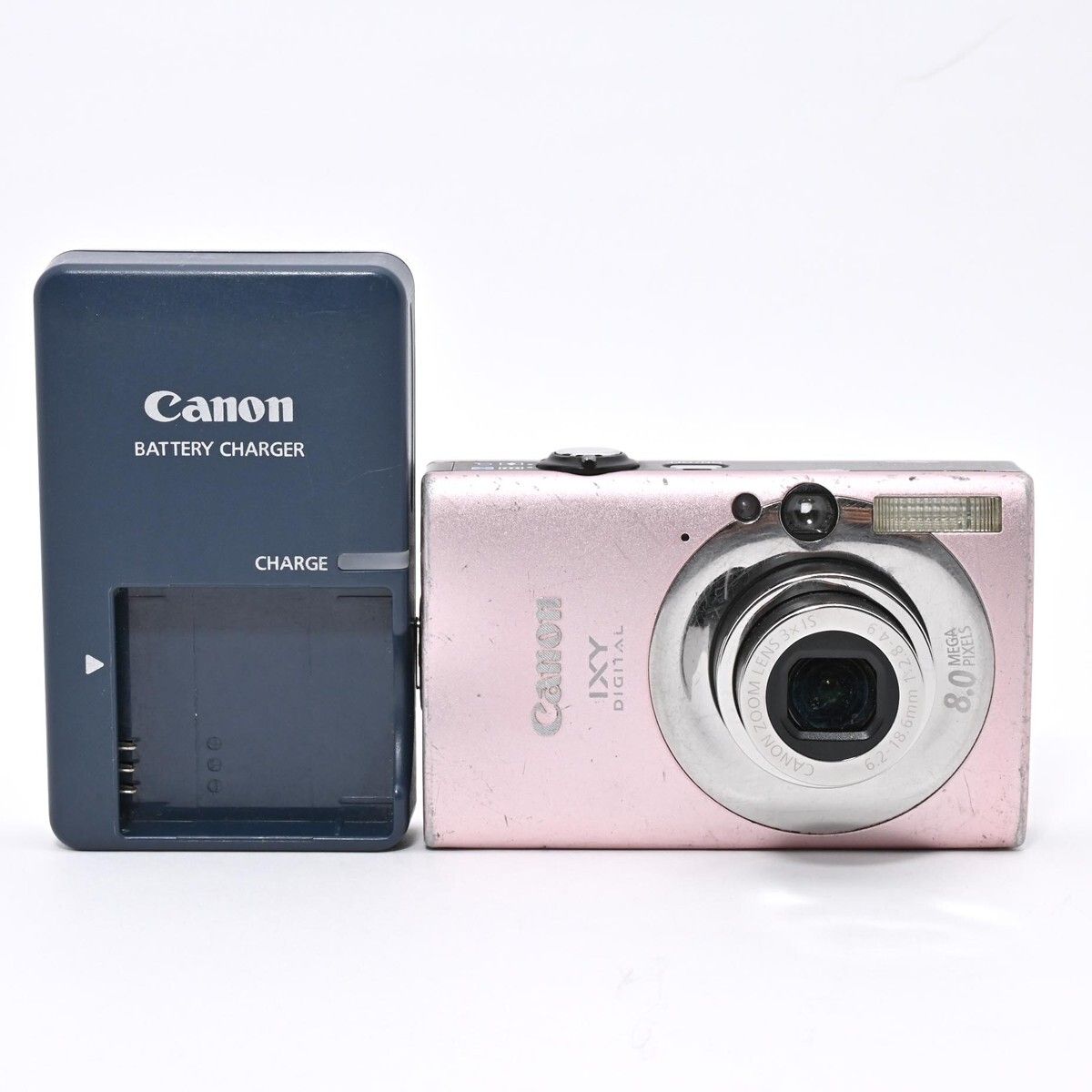 美品]Canon IXY DIGITAL 20 IS ピンク デジカメ 1円スタート ジャンク