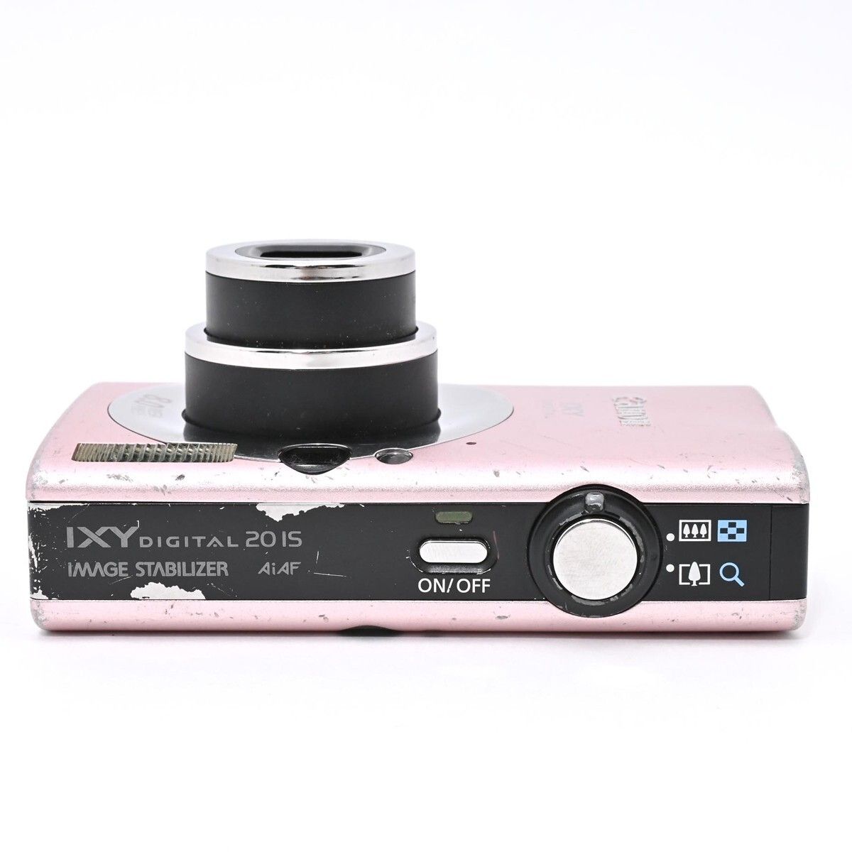 1270＜並品＞ Canon デジタルカメラ IXY イクシ DIGITAL 20 IS ピンク 